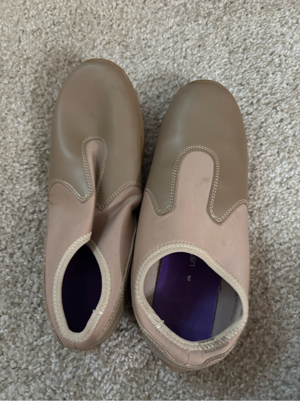 Beige Slip-On COLORGAURD shoes